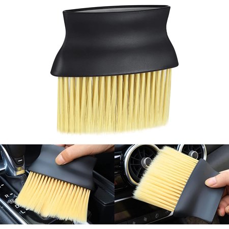 Car Interior Dust Brush - Automotive Interior Dust Cleaning Brushes/w Soft Bristles Cleaning Duster Detailing Brush Dusting Tool for Automotive Dashboard Air Conditioner Vent Leather Computer
