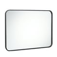 ZENY Bathroom Rectangular Mirror Wall Mount Black Metal Frame 22 x 30