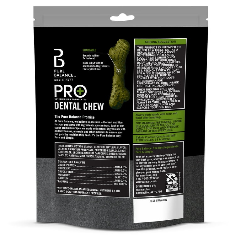Pro plan dental chews discount