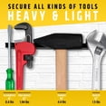 thumbnail image 6 of HMMAGNETS 24" Heavy-Duty Magnetic Tool Holder & Garage Tool Organizer, Steel Wall-Mount Magnet Bar, 6 of 10