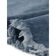 thumbnail image 5 of Falda Vaquera Midi con botones y dobladillo sin rematar Gris Azul L Allegra K, 5 of 6