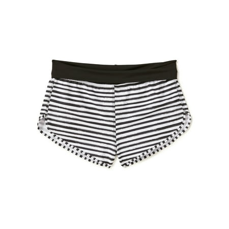 Wonder Nation Girls Floral Swim Boardshorts, Sizes 4-18 & Plus