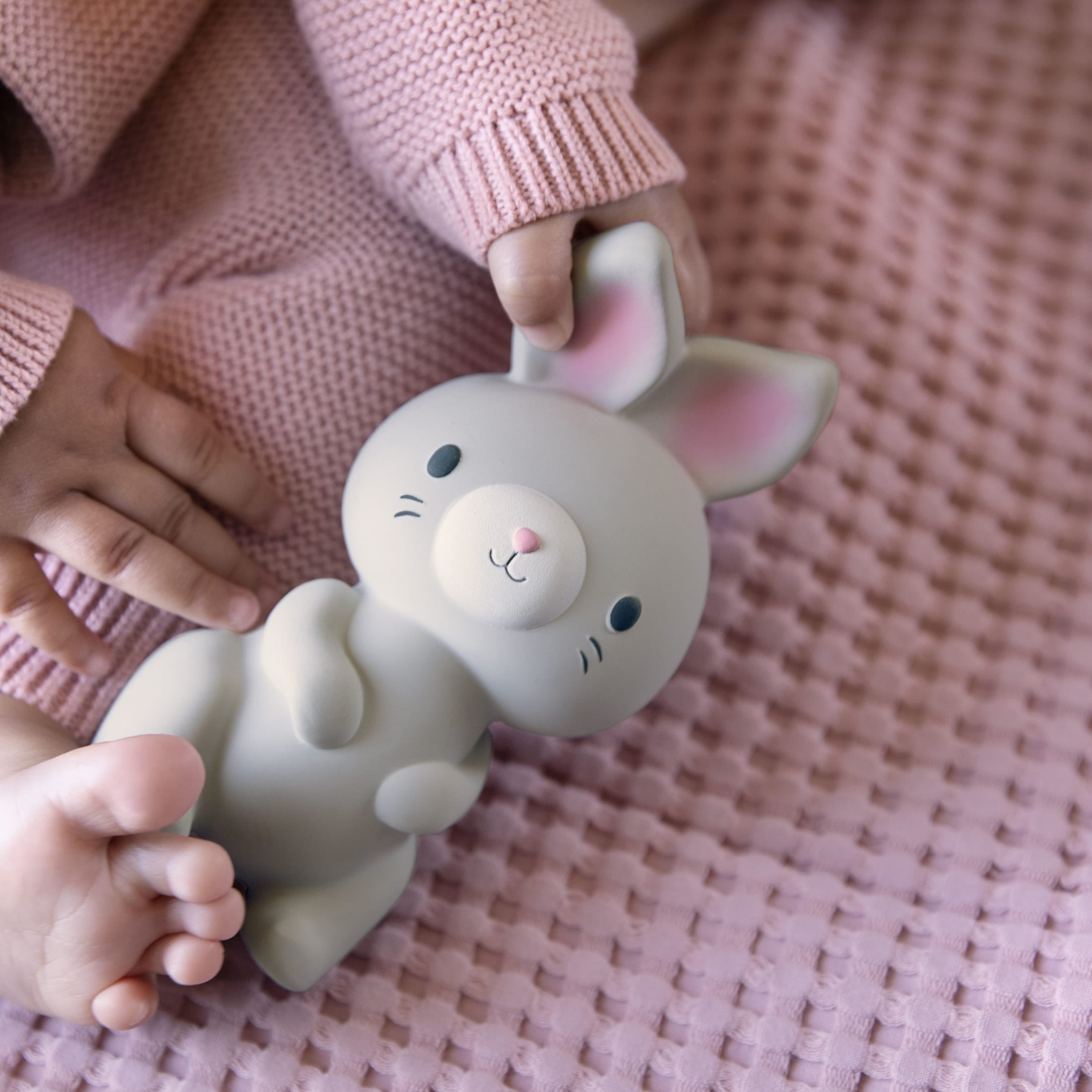 Sylvi Natural Rubber Teether Toy, BPA-Free, Ages 3+ Months