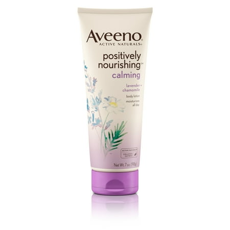 - Aveeno Positively Nourishing Lavender And Chamomile Calming Body Lotion, 7 Fl. Oz