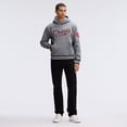 thumbnail image 3 of Fanatics Athletic Heather Gray Kansas City Chiefs IconicFleece Tipped Hoodie, 3 of 7