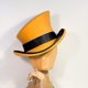 thumbnail image 4 of Sombrero de copa asimétrico, sombrero de lana, sombrero Unisex para hombres y mujeres, sombrero Steampunk, sombrero de copa, cinta decorativa a la moda, cubierta para sombrero, cabeza para hombres, 4 of 5