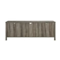 thumbnail image 3 of Industrial Farmhouse Sliding Metal Mesh Door 70" TV Stand for 80" TVs - Grey Wash, 3 of 12