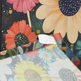 thumbnail image 3 of Yayeee Tapestry Wall Hanging for Bedroom 60" x 51" Living Room Home Wall Art Decor, Large Colorful Flowers, 3 of 7