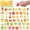 Food, variant on Threns 48Pcs Fridge Magnets for Kids,Cute Vivid Food Refrigerator Magnets Toys for Fridge, Colorful Magnetic Sticker Set for Kid Preschool Learning