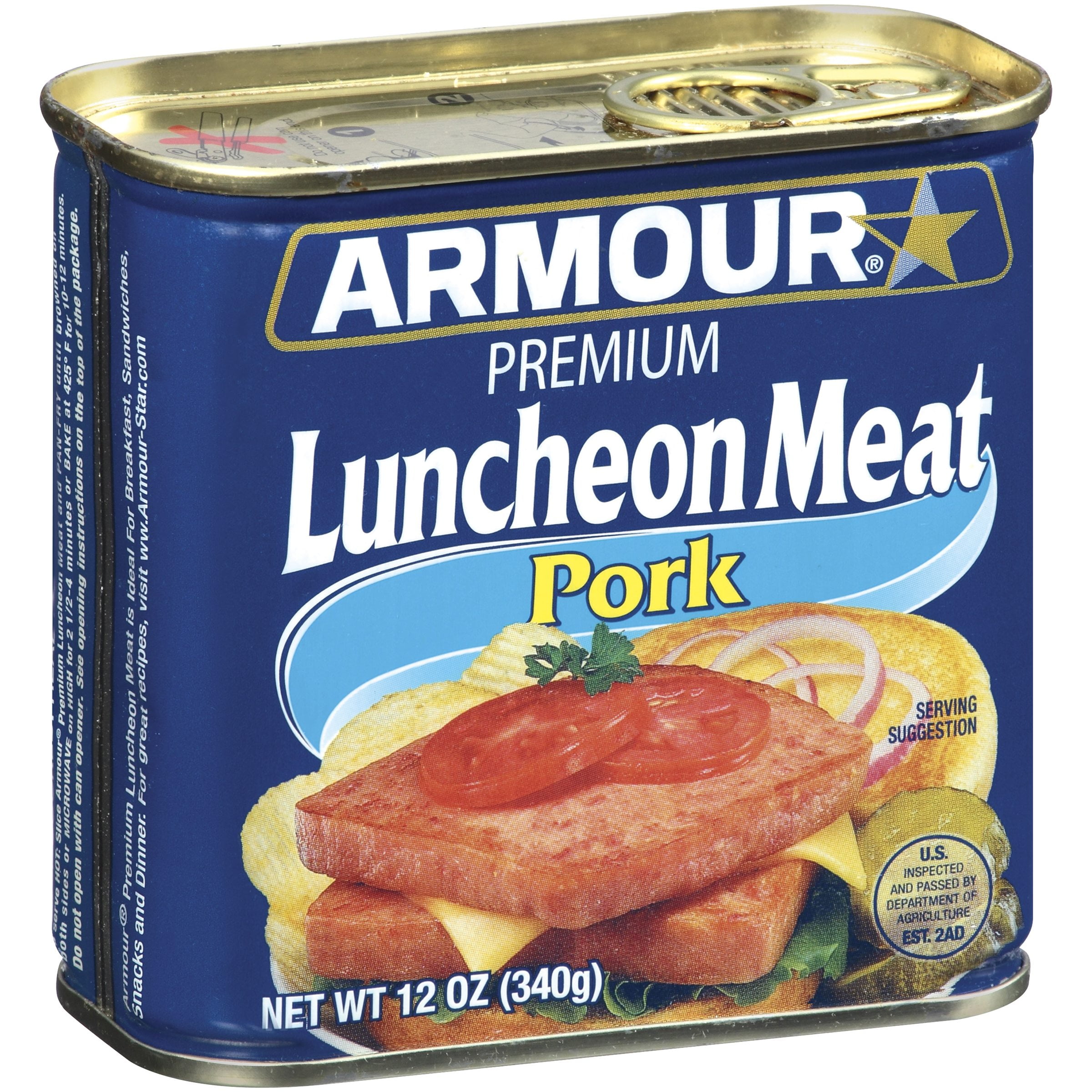 Armour Pork Premium Luncheon Meat 12 Oz Pull-Top Can by Pinnacle Foods Group, Llc