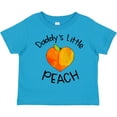 thumbnail image 3 of Inktastic Daddy's Little Peach Cute Peach Heart Boys or Girls Toddler T-Shirt, 3 of 5