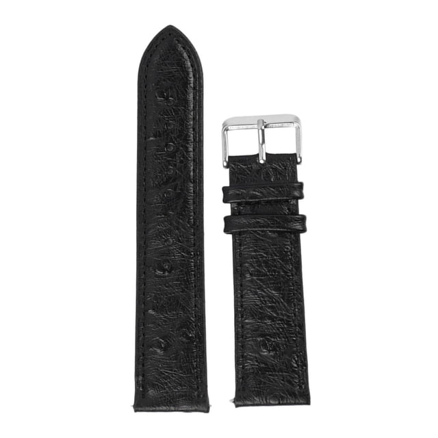 BELOVING Leather Watch Band Adjustable Watch Band Strap Replacement Strap Watch Strap Black 22mm