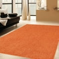 thumbnail image 3 of Ambiant Saturn Collection Pet Friendly Area Rugs Orange - 9' Hexagon, 3 of 4