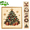 08# Tree, variant on DIY Christmas Pearl Diamond Painting Art Kit with Frame, Home Wall Decor Art Craft Adults, Pearl Diamond Art Craft Kit, Christmas Diamond Painting Kit, Relaxing & Beginner-Friendly