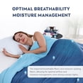 thumbnail image 5 of MLILY Queen Cooling Comforters, Reversible Lightweight Quilts, Machine Washable, Blue, 5 of 8