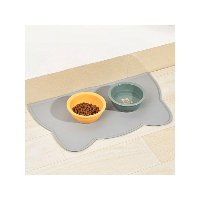 Pet Food Mat For Dog & Cat, Waterproof Pet Feeding Mat, Non Slip Cat Food Mat, Dog Water Bowl Pad