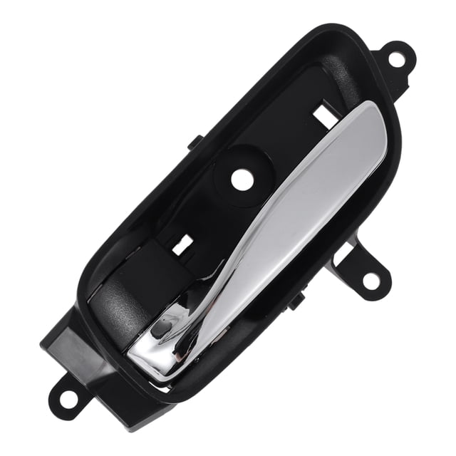 Mango de puerta interior del lado del conductor delantero para Nissan Altima 2013-2018, mango de puerta interior No.806713TA0D/80671-3TA0A/80671-3TA0D, tono negro plateado, 1 Pc