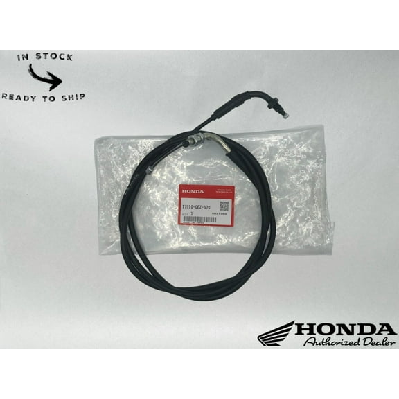 Honda Genuine OEM Throttle Cable 17910-GEZ-670