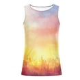 thumbnail image 3 of ALLLIST Sleeveless Tank Tops for Men Big And Tall Summer Pullover White Tie Dye Casual Underwear for Men Size S-4XL, 3 of 4