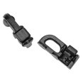 thumbnail image 3 of Raccord de rail en L avec joint torique, points d'ancrage en acier au carbone anodisé noir pour bennes de camions et remorques, 3 of 4