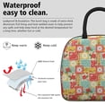 thumbnail image 3 of Womens Pioneer Flower Floral Print Pattern Lunch Box for Work,Insulated Lunch Bag for Women,Loncheras Para Mujer,Leakproof Adult Lunch Bag for Work,Beach,Travel,Picnic,Camping, 3 of 6