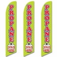 thumbnail image 1 of Trois (3) Pack Drapeaux Swooper à Manches Longues au PROPANE Vendus Ici Vert Rouge Bleu Tank, 1 of 2