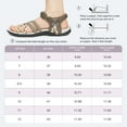 thumbnail image 6 of MEGNYA Hiking Sandals for Women, Comfortable Walking Sandals Hook Loop Strap, Sports Lightweight Slides, 6 of 8