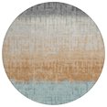 thumbnail image 2 of Addison Rugs Chantille Indoor/Outdoor Transitional Stripes Graphite Machine Washable Round Rug, 8' x 8', 2 of 7