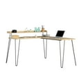 thumbnail image 3 of Haven L Desk with Riser, Natural, 3 of 9