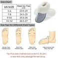 thumbnail image 2 of Women's Slipper Memory Foam Fluffy Soft Warm Slip On House Slippers,Anti-Skid Cozy Plush for Indoor Outdoor, 2 of 7