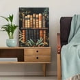 thumbnail image 5 of Qisvanset Framed Canvas Wall Art 12x16 Inch Dark Academia Vintage Book Fern Forest Art, 5 of 5