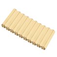 thumbnail image 1 of Unique Bargains 10 Pcs Entretoise Hexagonale Droite en Laiton pour Pilier PCB Filetage Femelle M3x5x22mm, 1 of 5