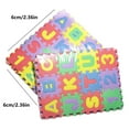 thumbnail image 2 of Foam Alphabet And Number Puzzle Play Mat Soft And Educational Floor Tiles For Babies And Kids For Crawling And Learning, 2 of 3