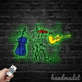 thumbnail image 5 of Handmadetneonsign Band Music Metal Acrylic, Band Music Metal Sign, Artist Metal Light, Boho Wall Art 67184, 5 of 5