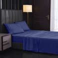 thumbnail image 1 of Bedding sheets, solid color brushed sheets, bed kasa home textile bed on four sets, 1 of 5