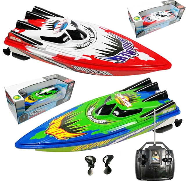 Barco RC, barcos de carreras con Control remoto para piscinas y lagos, Mini lancha rápida, juguetes de aventura al aire libre, barco eléctrico, juguetes para niños