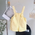 thumbnail image 7 of Girl Easter Outfit Sleeveless Striped Tank Top and Overalls 2 Peice Summer Outfit Set Dress up Party Outfit 7-8 Years Girls Outfits, 7 of 7