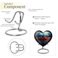 thumbnail image 5 of Cremation Crystal Rose Urn, Urns For Human Ashes Adult Male, Urns For Cremation Ashes Mother, Heart Shaped Urns For Adult Ashes Women, Decorative Urns For Ashes Adult Female, Handcrafted Urn 8 Inch, 5 of 5