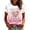 Light pink, variant on EANJE Breast Cancer Awareness Shirts for Women Printed Crew Neck T-Shirt Short Sleeve Casual Top, Loose Soft Awareness Tee For Daily Support Outfit Light pink 2XL