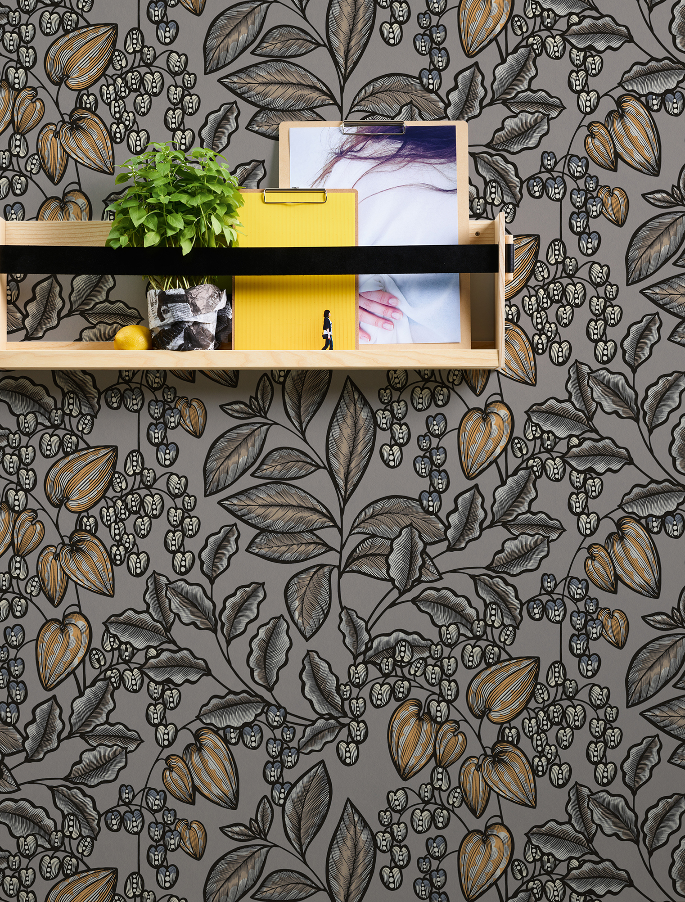 AS Creation Leif Grey Vine Trail Wallpaper