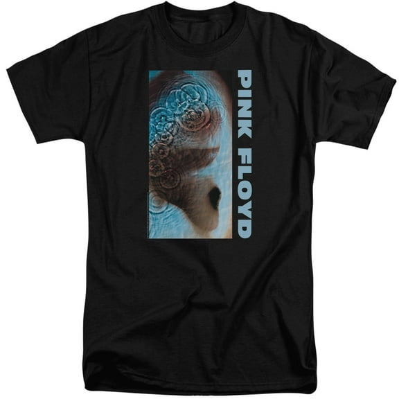 Pink Floyd Meddle Adult Tall T-Shirt 18/1 T-Shirt Black