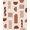 Beige, Pattern 5, variant on Design&I 8'x10' Washable Area Rug Beige Terracotta Modern Geometric Abstract Design Contemporary Art Inspired for Dining Room, Large Office, Lounge, Snag-Free