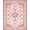 Blush Pink Cream, Pattern 6, variant on ODIKA Vintage Pink Border Alfombra Para Cuarto Boho Scattered Pet Friendly & Kids Safe Play for Playroom, Bedroom, Reading Nook