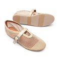 thumbnail image 4 of DREAM PAIRS Women's Mesh Ballet Flats Dressy Round Toe Comfortable Mary Jane Flat Shoes With Buckle Strap, 4 of 6