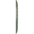 thumbnail image 4 of 41"OD x 4"ID x 2 3/8"P Caputo Ceiling Medallion (Fits Canopies up to 5 1/2"), Hand-Painted Copper Green Patina, 4 of 6
