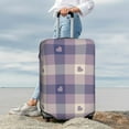 thumbnail image 6 of Picia Heart Check Plaid Luggage Protector Cover Thicken Suitcase Protector Cover Fit 18-32 Inch Luggage-Large, 6 of 9