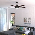 thumbnail image 5 of Walton 52 In. Bronze Industrial Loft Ceiling Fan with LED Light Kit and Remote, 5 of 10
