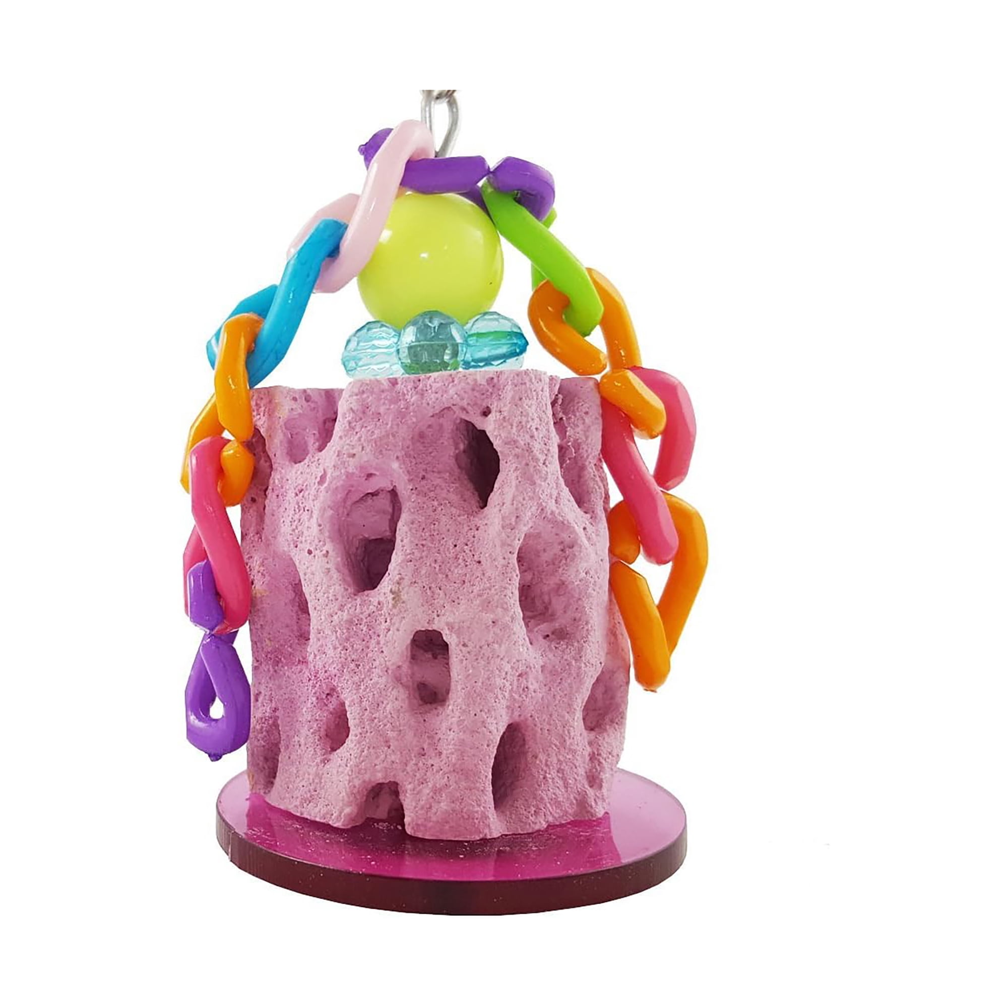 BESTSKY Bird Calcium Teeth Grinding Chew Treats Toy for Parrot Parakeet Cockatiel Conure Gerbil Rat Guinea Pig Chinchilla