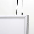 thumbnail image 6 of M&T Displays Best Buy LEDbox Double Sided LED Backlit Poster Frame 22x34 Inch Silver 1" Aluminum Profile Front Loading Photo Picture Advertisement Sign Holder Mitered Corner Anti Glare Cover, 6 of 11