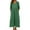 Army Green#linen midi dress for women, variant on SZJXBUY 3/4 Sleeve Dress for Women Summer Cotton Linen V Neck Elegant Flowy Maxi Sundress Dressy Casual Beach Vacation Dresses Black,L